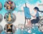 Серебряные монеты Камеруна - серию монет 500 франков КФА AI•NIME Art