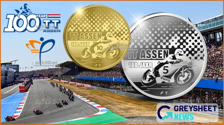 Монеты Нидерландов Мотогонки TT Assen