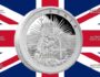 Серебряные 5 фунтов Британии - монета 5 фунтов Британия