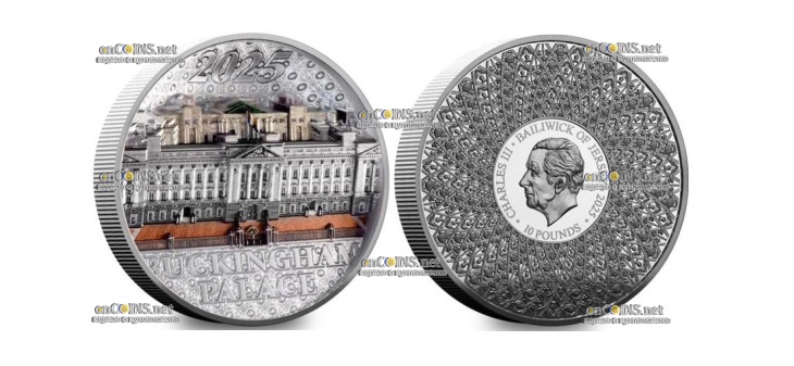 10 фунтов Джерси Букингемский дворец
