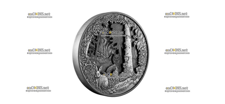 Монета 175 долларов Канады Хищник или Жертва