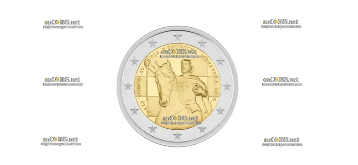 Монета 2 евро Хорватии Король Томислав