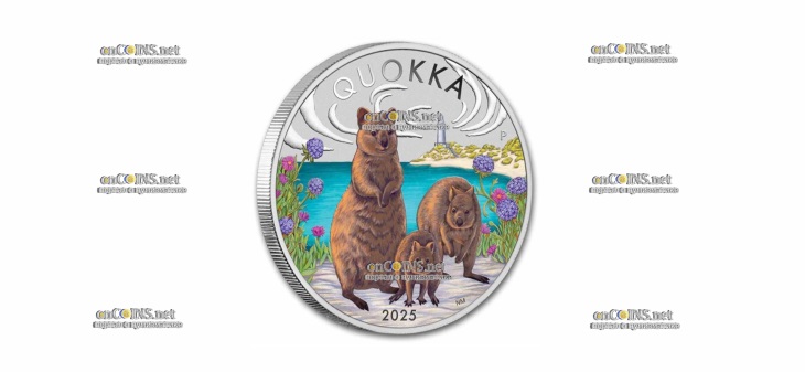 Монета доллар Австралии Кворка