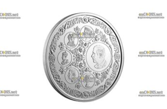 Серебро монета $50 Канады Наследие Короны