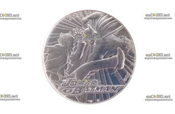 Биллонная монета 10 EURO Франции Бэтмен и Джокер