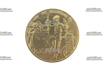 Ходовая монета ¼ евро Франции V-DAY Канада
