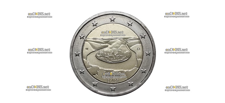 Монета 2 евро Германии Земля Саар