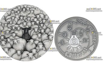 Монета $2 Ниуэ SHEEP – B-DIFFERENT