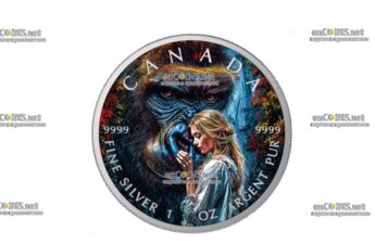 Монета $5 долларов Канады Kong Bond