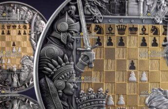 Монета $7 Ниуэ Королевский гамбит