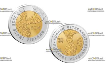 Монета €50 Финляндии Финские ветераны