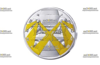 Монета Франции 10€ Автомобиль Citroën DS