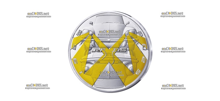 Монета Франции 10€ Автомобиль Citroën DS