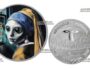 Монета Камеруна 1000 франков КФА Девушка с жемчужной сережкой