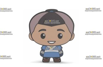 Монета $2 Новой Зеландии от Ниуэ Sokka Chibi