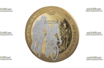 Монета 50 франков Руанды Спортивная унция