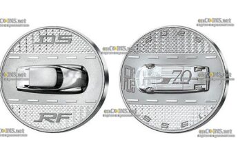 Монеты Франции 20 евро Citroën DS
