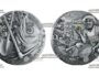 Серебряная монета 5 долларов Либерии Золотая Калифорнийская лихорадка