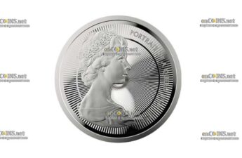 Монета £5 Британии Портрет Королевы 1968–1984