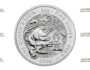 Монета 5 фунтов Британии Лев Королевы