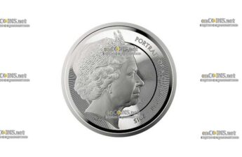 Монета 5 фунтов стерлингов Англии Портрет Королевы (1998–2015)