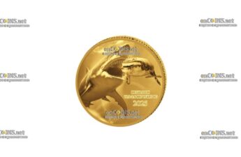 Монета Конaго 100 франков Мегалодон