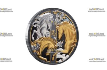 Монета Ниуэ 10$ Год Лошади