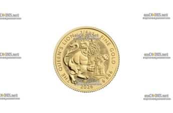 Монета Великобритании £25 Лев Королевы