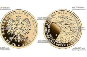 Золотая монета Польши 50 злотых Восстановление Независимости
