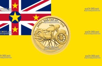 Десять долларов Ниуэ – монета 10 долларов Jawa 250 type 11