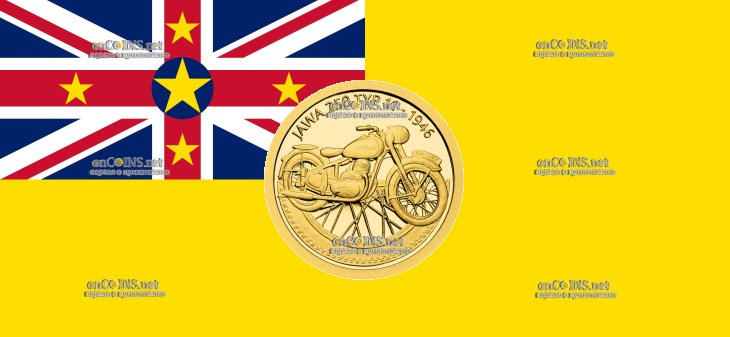 Десять долларов Ниуэ – монета 10 долларов Jawa 250 type 11