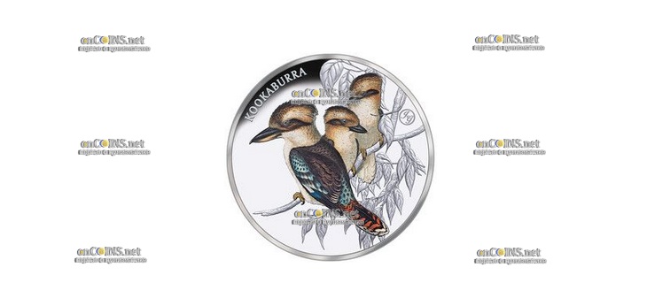 Монета 1$ Ниуэ Kookaburra