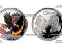 Монета 10 евро Испании Белоголовый орлан