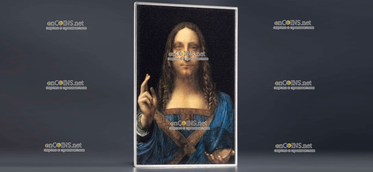 Монета 1000 франков КФА Камеруна Спаситель мира