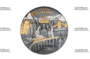 Монета $20 Острова Кука Великая Европа