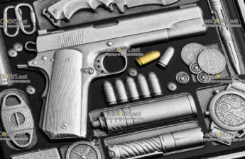 Монета 5 TALA Самоа Миссия X Пистолет