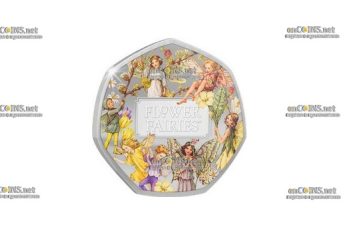 Монета 50 центов Соломоновых Островов Цветочные феи