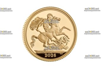 Монета Британии 5 Соверенов