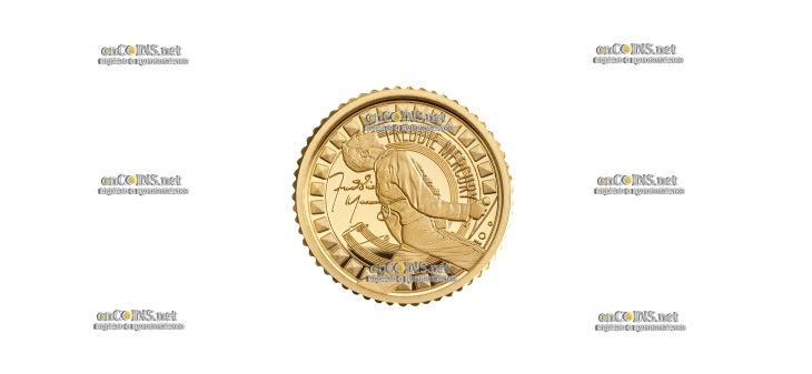 Монета Британии 50 пенсов Фредди Меркьюри