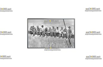 Монета Dollar Ниуэ Обед на вершине небоскреба