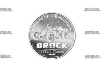 Монета доллар Ниуэ Питер Брок