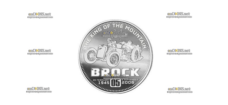 Монета доллар Ниуэ Питер Брок