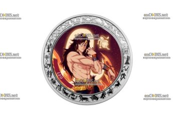 Монета Ганы 5 Cedis Аниме Лев