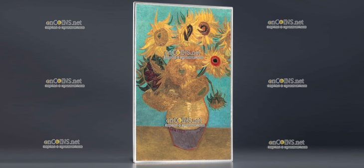 Монета Камеруна 1000 франков CFA Подсолнухи