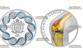 Монета Ниуэ Dollar Коленный сустав