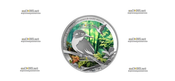 Монета $ Ниуэ Вечнозеленые тропические леса