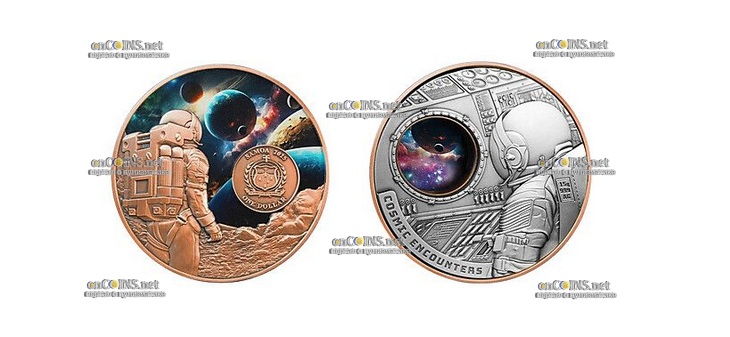 Монета Самоа DOLLAR Космические встречи