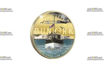 Монета Соломоновых Островов 50 центов Дюнкерк