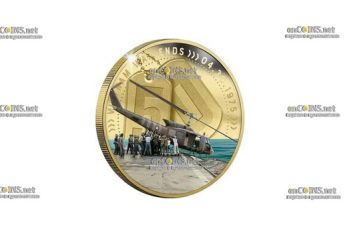 Монета Соломоновых островов 50 центов Окончания войны во Вьетнаме