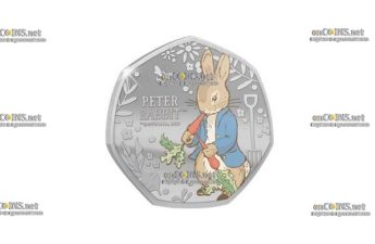 Монета Соломоновых Островов 50 центов Питер Кролик